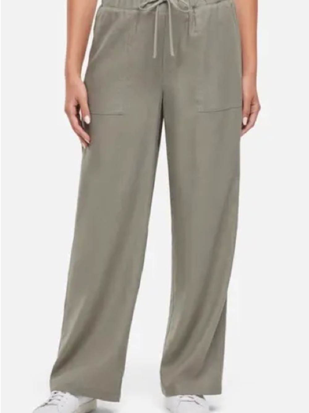 15. Three Dots • NWOT Linen Blend Wide-Leg Pants W15.5”-21” R12” I27”